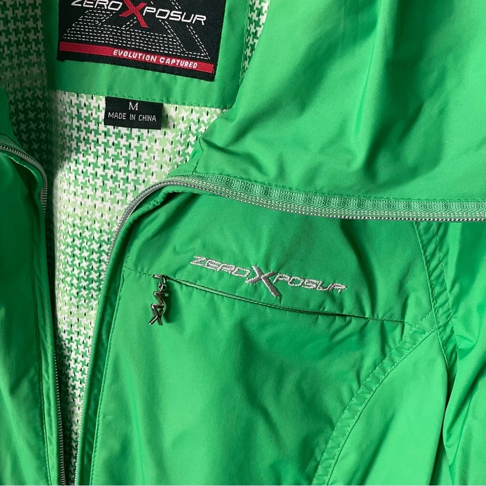 Zero Exposure Green Ski Jacket / Size M - Picture 5 of 10